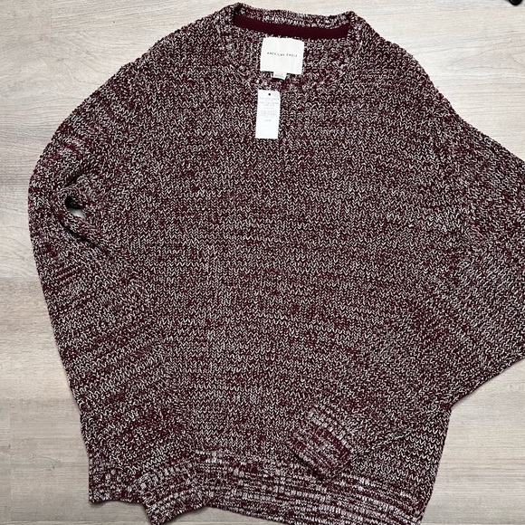 American Eagle Men’s Crewneck Long Sleeve Knit Pullover Sweater, size M NWT - Picture 3 of 6